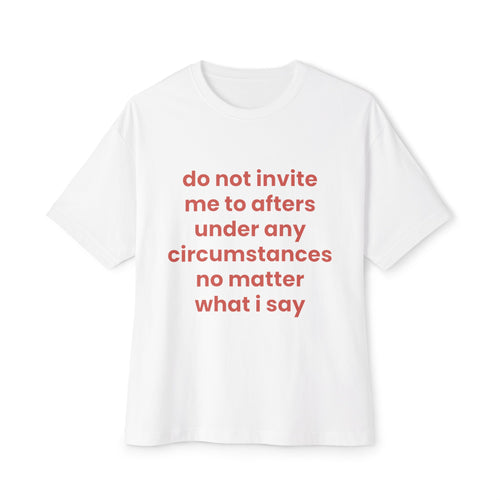 Unisex Oversized Boxy Tee