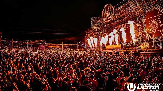 The Ultra Music Festival was held in Taiwan with over ten thousand visitors!